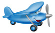 Cute airplane cartoon character