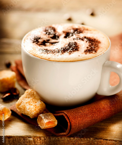 Obraz na płótnie canvas dwuczęściowy "dyptyk" Cappuccino. 