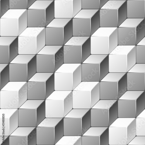 Board z aluminiowym obramowaniem Abstrakcyjny wzór kostek.