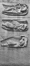 Stone Sculptures Of Women Lying