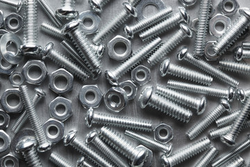 Nuts and bolts background