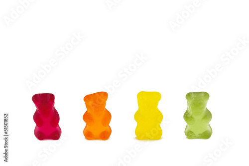 Naklejka dekoracyjna Gummi Line Up