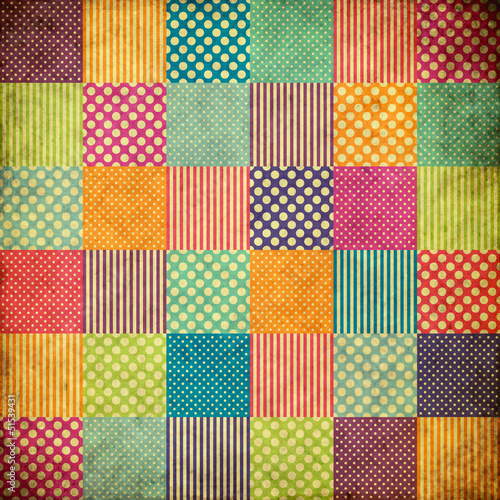 Naklejka samoprzylepna Tło grunge patchwork