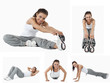 © WavebreakmediaMicro - Collage of woman stretching