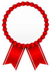 Poster - Award Badge Red