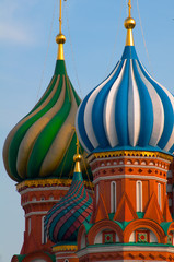 Fototapete - Moscow Saint Basils Cathedral kupola