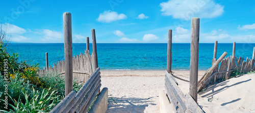 Tapeta ścienna Wejście na plażę