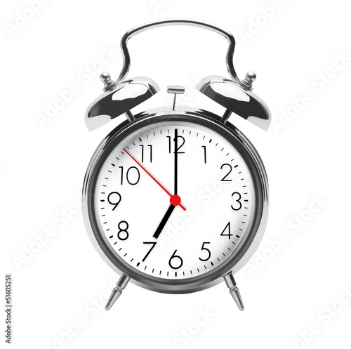 Wecker Sieben Uhr Stock-Illustration | Adobe Stock