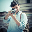 © Eugenio Marongiu - stylish man in the street with old camera