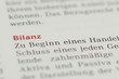 © SBH - Bilanz Überschrift und Definition in einem Buch