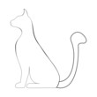 © Basthamp - silhouette of a cat