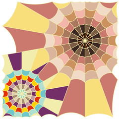 cobweb color art vector