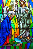 Stained Glass in a Catholic Church