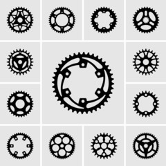 Canvas Print - Set of sprockets