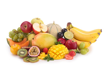 Wall Mural - abundance of fruits