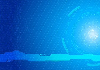 Wall Mural - Technology - futuristic background template