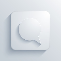 Wall Mural - vector light square icon. eps10