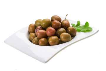 Marinated olives