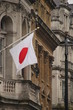 Japanese flag in an official building
