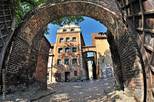 Plakat na papierze fotorealistycznym Toruń, polska