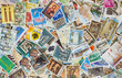 © Lefteris Papaulakis - Collection of various stamps background