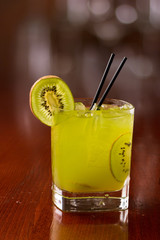 Poster - green kiwi drink