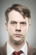 © camrocker - Caucasian Man Blank Expression Portrtait