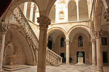 Atrium, Rector's Palace, Old Town, Dubrovnik, Croatia