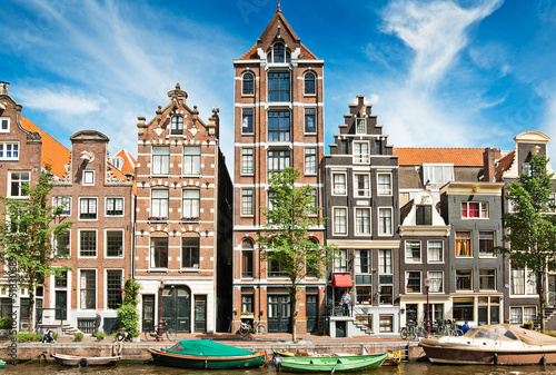 Dekoracja na wymiar  kanaly-amsterdamu-i-typowe-domy