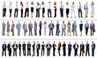 collection of full length portraits of business people