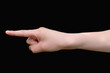 © UMB-O - Hand making a touch or pointing gesture