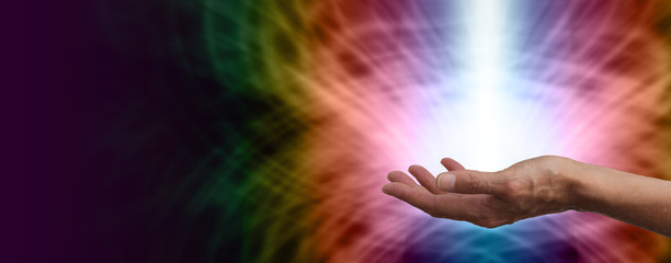 Canvas Print - healing light website banner head
