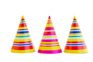 three hats for birthday party