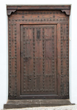 Old Studded Door