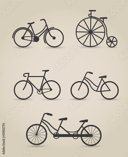 Plakat na papierze fotorealistycznym Zestaw rowerowy