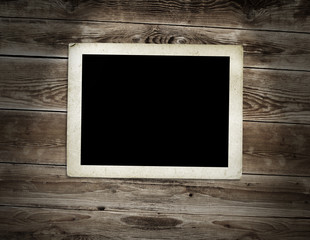 Blank photo frame