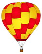Hot air Balloon Vector.