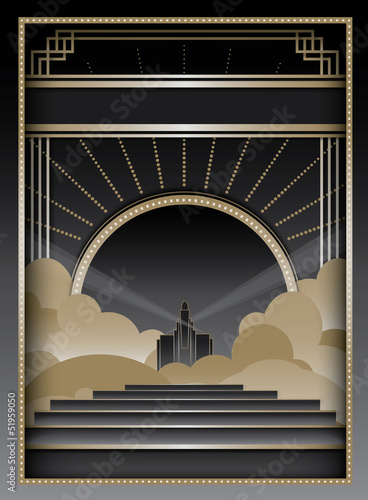 art-deco-tlo-i-ramki