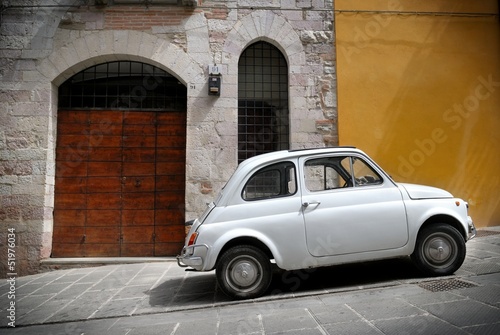 Naklejka - mata magnetyczna na lodówkę Italian old car