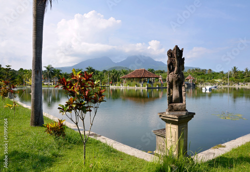 Taman Ujung Water Palace On Bali Buy This Stock Photo And