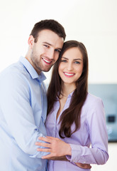 Canvas Print - Happy young couple