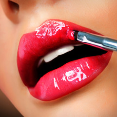 Poster - Professional Make-up. Lipgloss. Lipstick