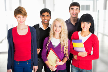 Wall Mural - Group of students