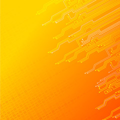Abstract orange lights background