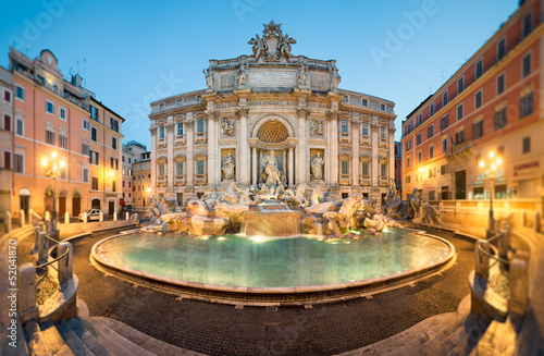 Fototapeta na wymiar Fontaine de Trevi, Rome, Italie