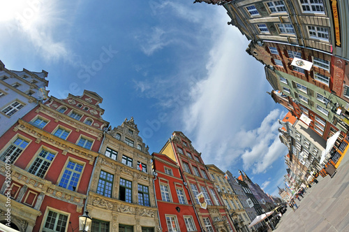 Board z aluminiowym obramowaniem Dluga street (ul. dluga) - gdańsk