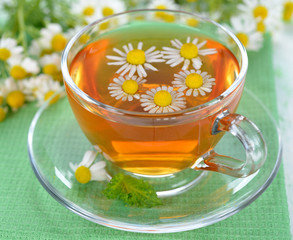 Wall Mural - Chamomile tea