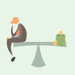 © sabelskaya - Equal Weighted: Businessman and Money.