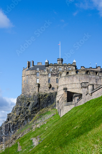 Naklejka samoprzylepna Edinburgh castle, scotland