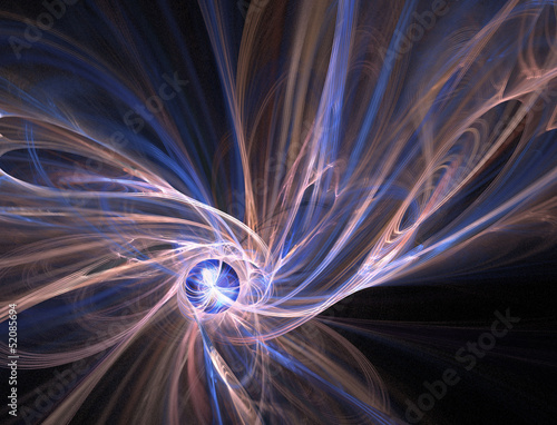 Naklejka dekoracyjna Abstract fractal background